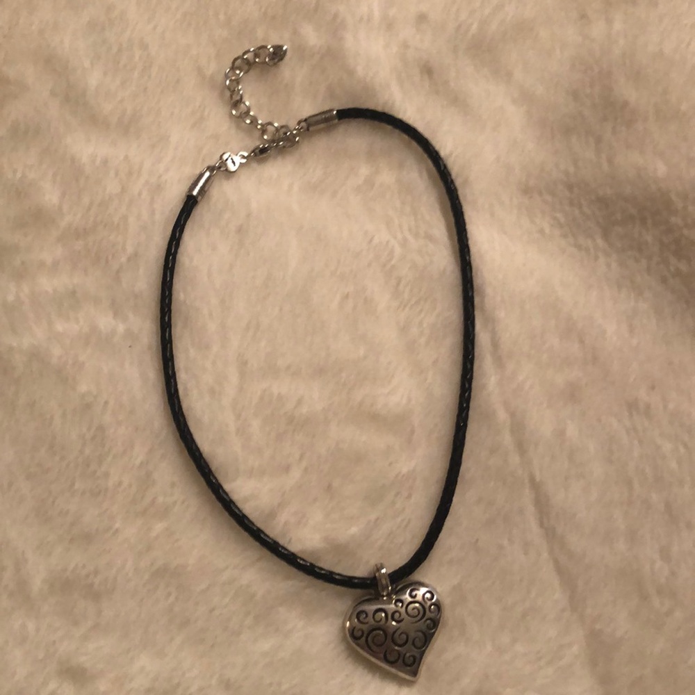 Brighton Black Heart Pendant